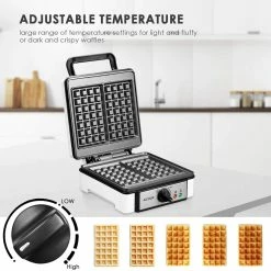 BargainJunkie AICOOK SW-2029 Belgian Waffle Maker New