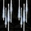 BargainJunkie Headwind White Solar Meteor Shower Lights