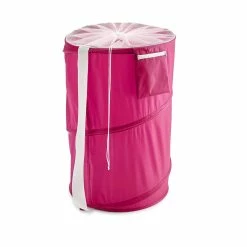 BargainJunkie Roomify Pop Up Hamper, Pink