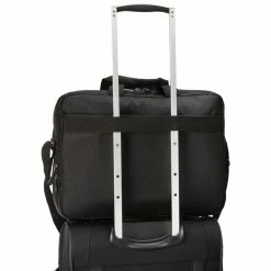 BargainJunkie Kenneth Cole Sport Double Gusset Top Zip, Black/Red