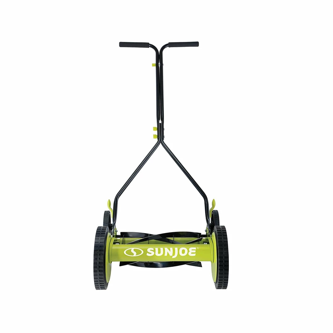 BargainJunkie Sun Joe Manual Reel Mower 14-Inch Quad Wheel 9-Position (Certified Refurbished)