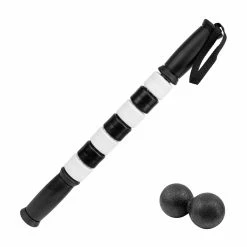 BargainJunkie Muscle Roller Stick With Peanut Massage Ball New