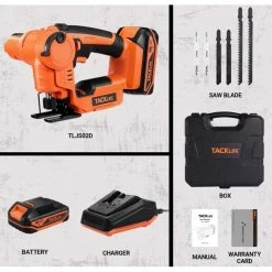 BargainJunkie Tacklife TLJS02D 2-in-1 Cordless Jigsaw & Reciprocating Saw