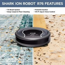 BargainJunkie New Shark ION Robot Vacuum RV761NR With Wi-Fi And Voice Control, Refurbished