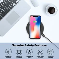 BargainJunkie Letscom Super P 15W Wireless Charger With AC Adapter