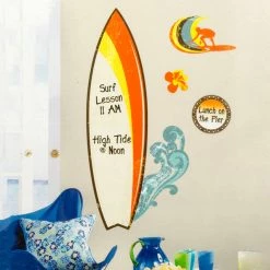 BargainJunkie RoomMates 11pc Surf's Up Peel And Stick Decal Set