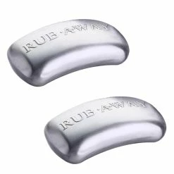 BargainJunkie Farberware Stainless Steel Rub Away Bar 2-Pack Kitchen