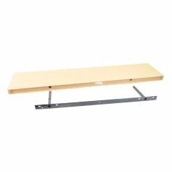 BargainJunkie 35” InPlace Floating Shelf, Oak Home & Garden