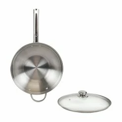 BargainJunkie New Home Works Stainless Steel 11in Wok