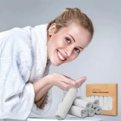 BargainJunkie KeaBabies Active+ Bamboo Washcloths, 6 Pack