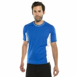 BargainJunkie New Sun Protection Zone Men's Short Sleeve Rash Guard Shirt