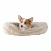 BargainJunkie Veehoo Medium Warming Pet Bed, Tan