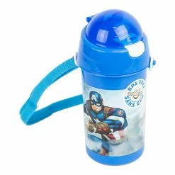 BargainJunkie Captain America Pop-up Canteen With Carry Strap Home & Garden
