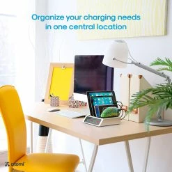 BargainJunkie Atomi Visual Charge 4 Port USB Desktop Charge Station