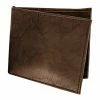 BargainJunkie Covington Genuine Leather Credit Card Billfold Wallet, Brown New