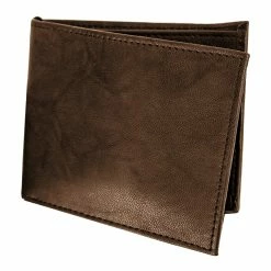 BargainJunkie Covington Genuine Leather Credit Card Billfold Wallet, Brown New