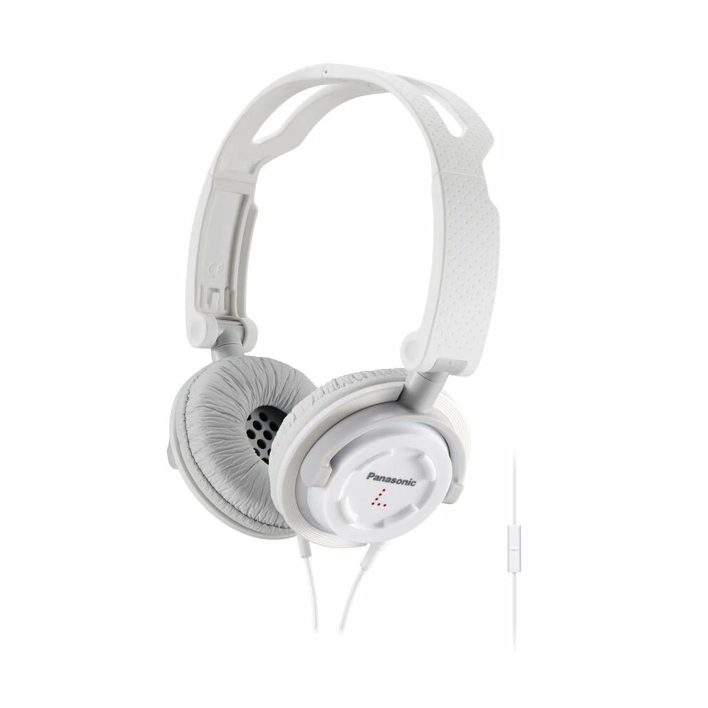 BargainJunkie New Panasonic Foldz Collapsible Travel Headphones, White