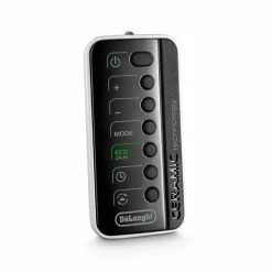 BargainJunkie Delonghi White Oscillatiing Instant Ceramic Tower Heater With Remote, Refurbished