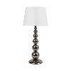 BargainJunkie Metalic Table Lamp With Decorative White Shade Home & Garden