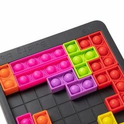 BargainJunkie Building Block Sensory Fidget Puzzle Game For Kids & Adults, 3 Pack New