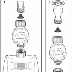 BargainJunkie Rain Wave 3900 Sq Ft Range Turbo Gear Metal Oscillating Sprinkler New