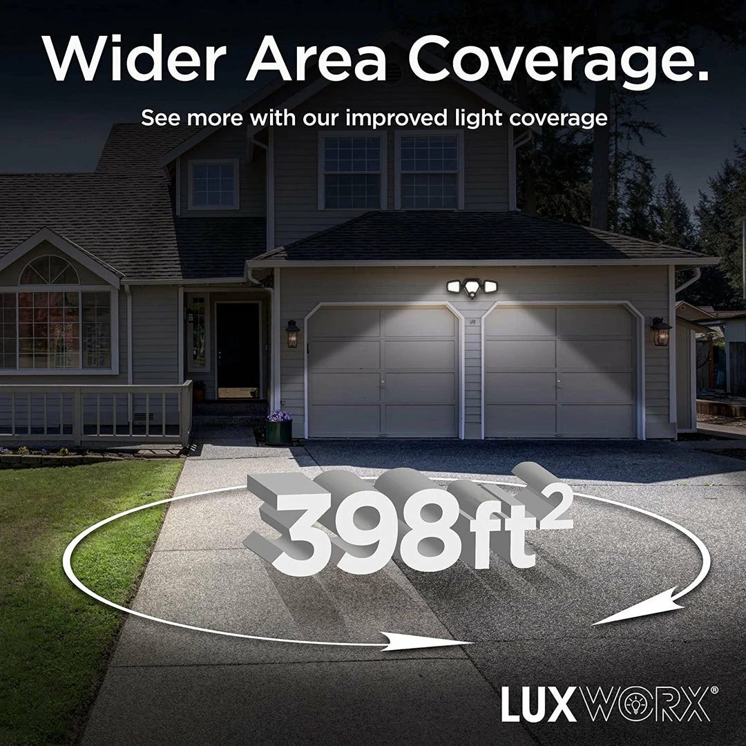 BargainJunkie New Luxworx Battery Powered Motion Activated Security Light