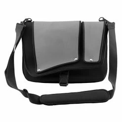BargainJunkie Sunscope 15.4 Inch Neoprene Laptop Bag, Black And Grey New