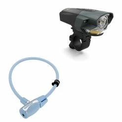 BargainJunkie New Bike Lock & Light Value Pack