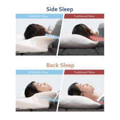 BargainJunkie Marnur Memory Foam Contour Pillow