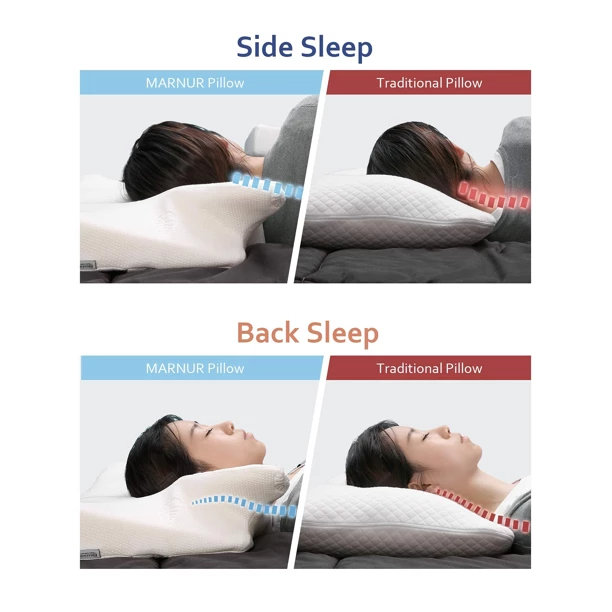 BargainJunkie Marnur Memory Foam Contour Pillow