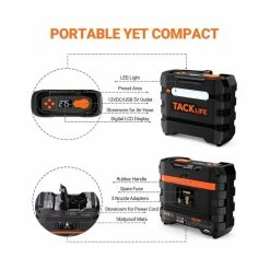 BargainJunkie Tack Life Tire Inflator Air Compressor 12V DC New