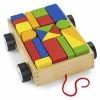BargainJunkie Brybelly Take-A-Long Building Block Wagon New