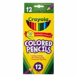 BargainJunkie Crayola Colored Pencils, 12 Pack