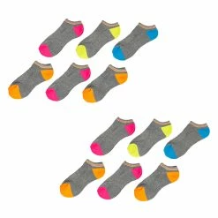 BargainJunkie Lifestyle Magid Grey 12PK No Show Socks