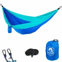 BargainJunkie Trappers Peak Portable Hammock With Carrying Bag, 2 Pack New