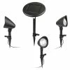 BargainJunkie Intellibrands 3-Piece Solar Spotlight Set, White LED