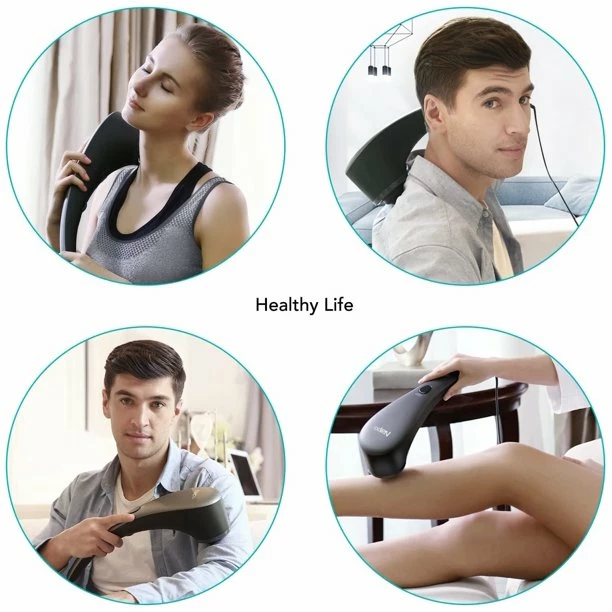 BargainJunkie Naipo Handheld Percussion Massager With Heat New