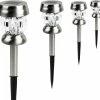BargainJunkie Gigalumi Solar Pathway Lights, 4 Pack