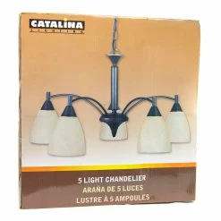 BargainJunkie Catalina By Evolution 5-Light Chandelier