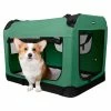 BargainJunkie Veehoo Green Folding Soft Dog Crate, XXXL
