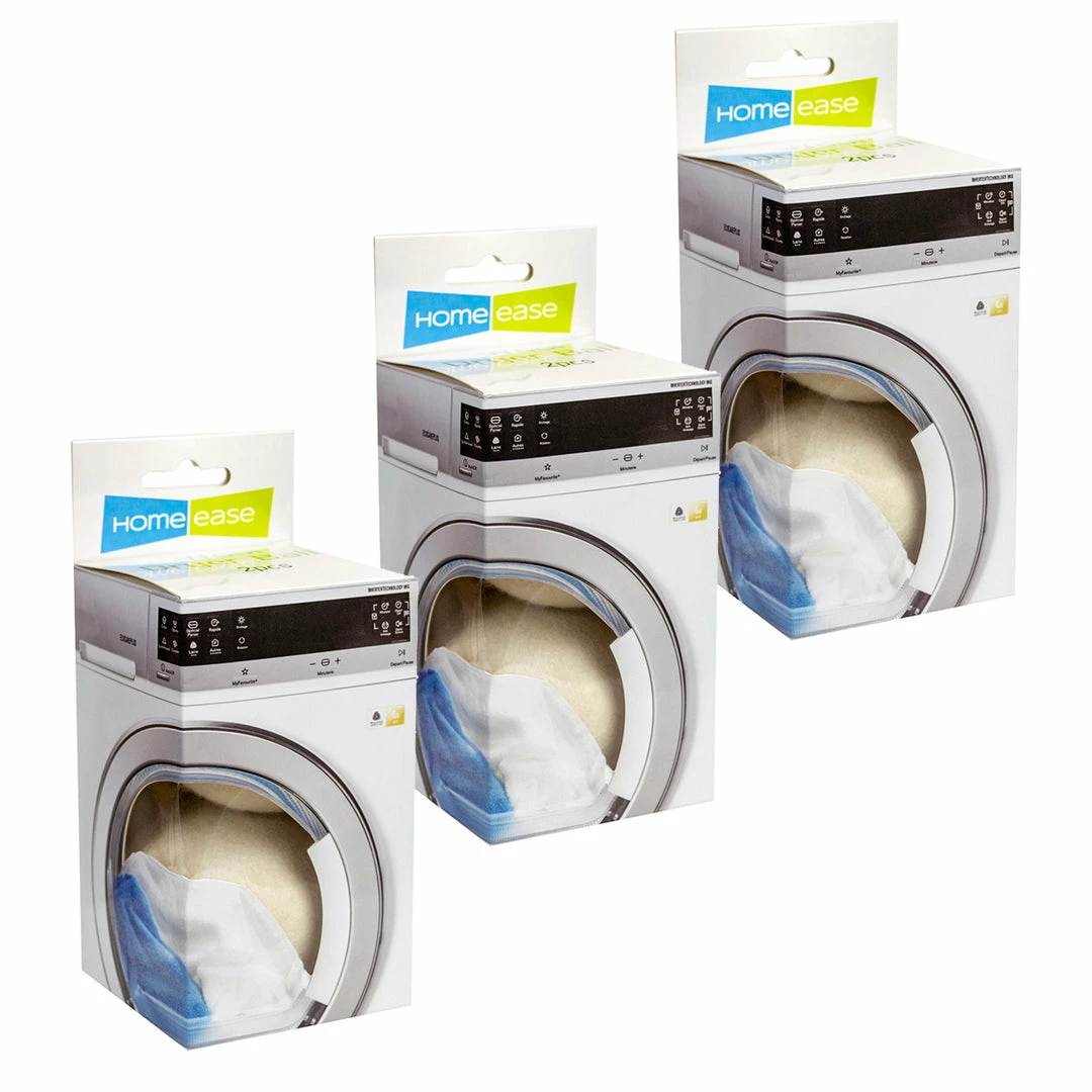 BargainJunkie New Home Ease Extra Large 6 Pc Wool Dryer Balls