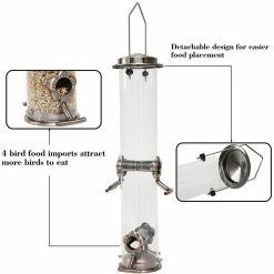 BargainJunkie New Fakiya Hanging Bird Feeders 2 Pack