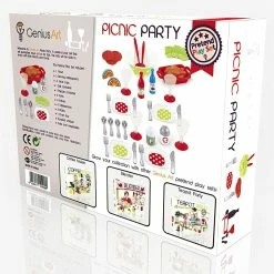 BargainJunkie New Genius Art Picnic Party Pretend Playset