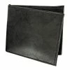 BargainJunkie New Covington Genuine Leather Credit Card Billfold Wallet, Black