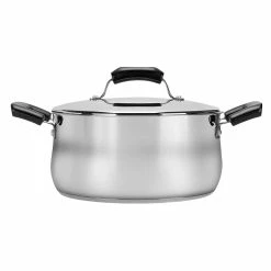 BargainJunkie Range Kleen 5Qt Covered Stainless Steel Dutch Oven