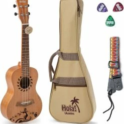 BargainJunkie Hola! Mahogony Ukulele With Walnut Bridge New