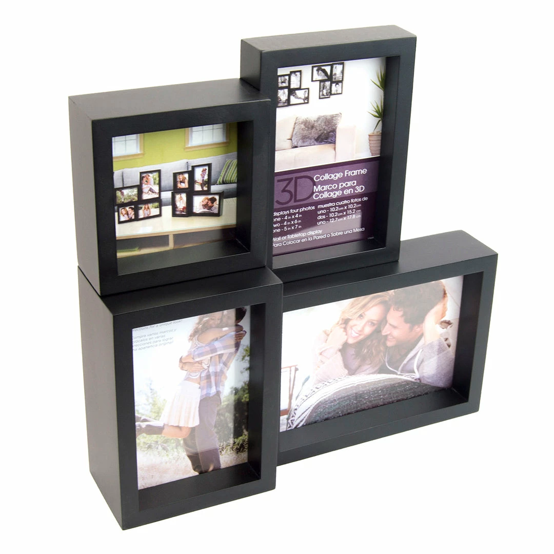 BargainJunkie 3D Contemporary Collage Frame Wall Or Tabletop Display New