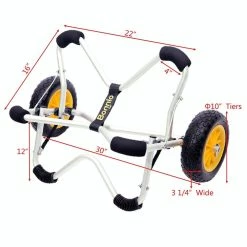 BargainJunkie Bonnlo Deep V Universal Kayak And Canoe Carrier Trolley