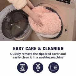 BargainJunkie Veehoo Medium Warming Pet Bed, Pink