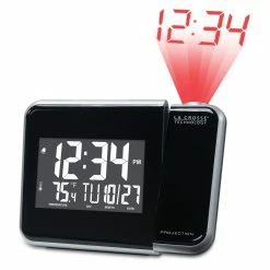 BargainJunkie La Crosse Projection Alarm Clock With Indoor Temperature, Refurbished New